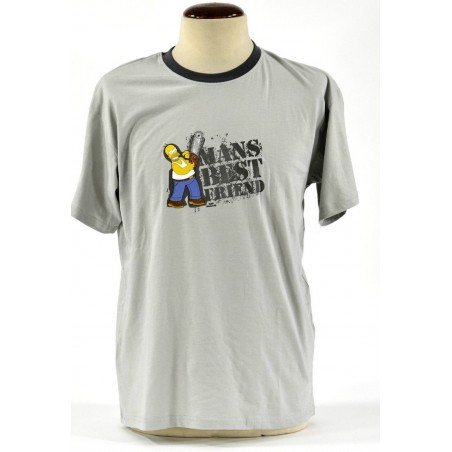 Simpsons T-Shirt - Man's Best Friend - M Homme