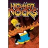 Simpsons T-Shirt - Homer Rocks - L Homme 