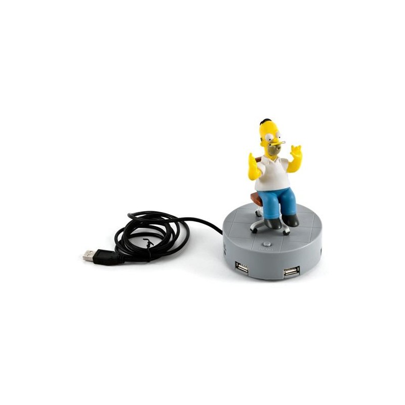 The Simpsons - Homer Hub USB 4 ports parlant