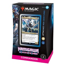 MTG - Deck Commander - Améliorations Déchainées + Attachez vos Ceintures - Kamigawa: Neon Dynasty - FR