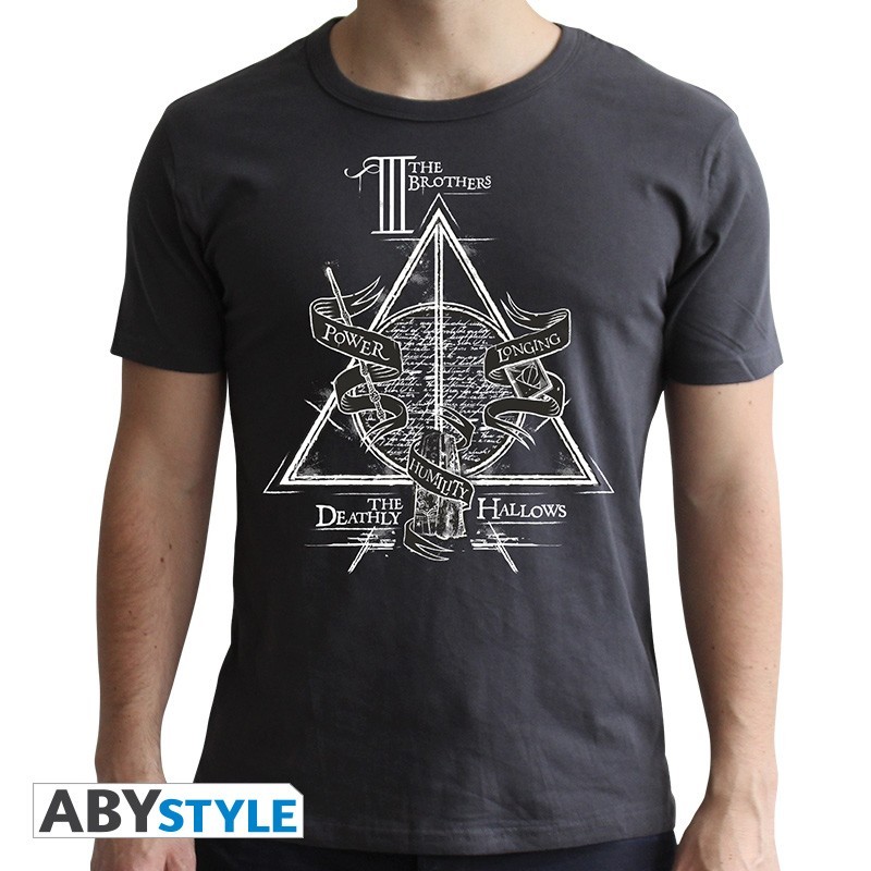 T-shirt Harry Potter - Deathly Hallows - XL Unisexe 