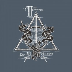 T-shirt Harry Potter - Deathly Hallows - XL Unisexe 