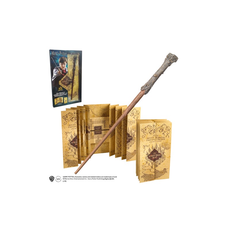 Baguette - Blister - Harry et Carte du Maraudeur - Harry Potter