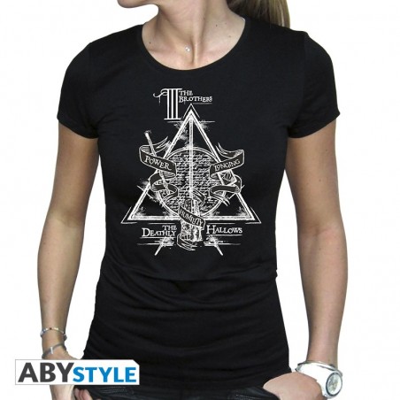T-shirt femme - Harry Potter - Reliques de la Mort - M Femme