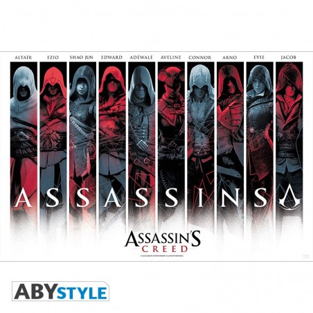 Poster - Assassins - Assassin's Creed - Roulé et filmé