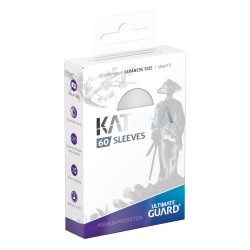 Protèges Cartes 60 pièces - Katana - Small - Blanc