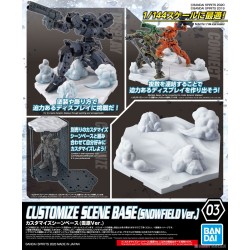 Accessoire - Gundam - Customize Scene Base (Snowfield Ver.)