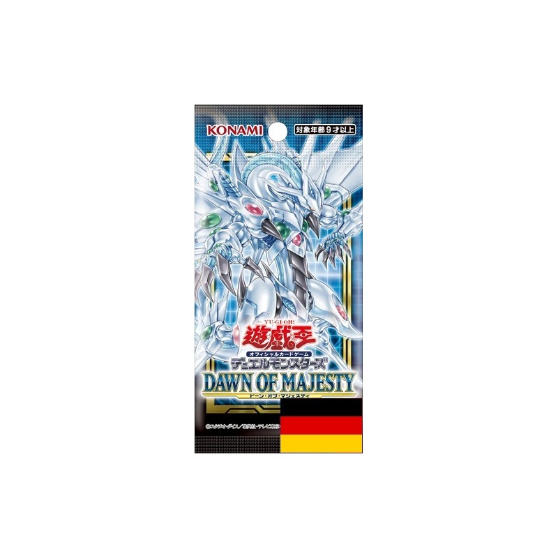 JCC - Booster sous blister - Dawn of Majesty - Yu-Gi-Oh! x20 (DE)