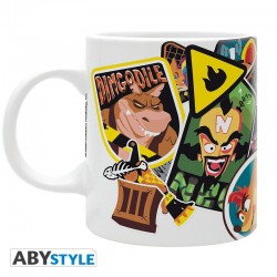 Mug - Crash Brandicoot - Sticker Crash - Subli