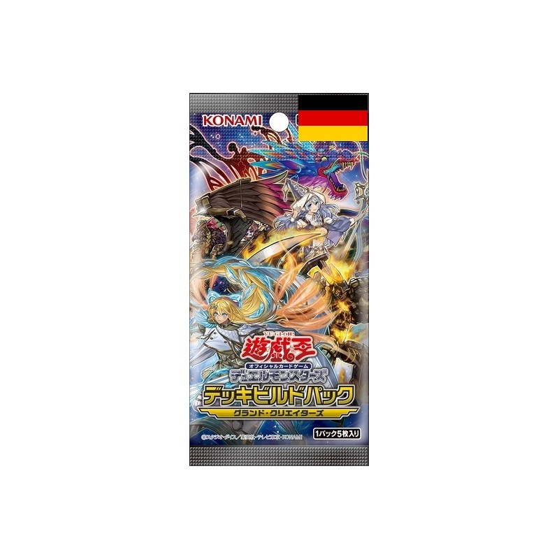 JCC - Booster sous blister - The Grand Creators - Yu-Gi-Oh! x20 (DE)