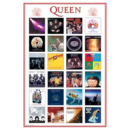 Poster - Pochettes albums - Queen - Roulé et filmé