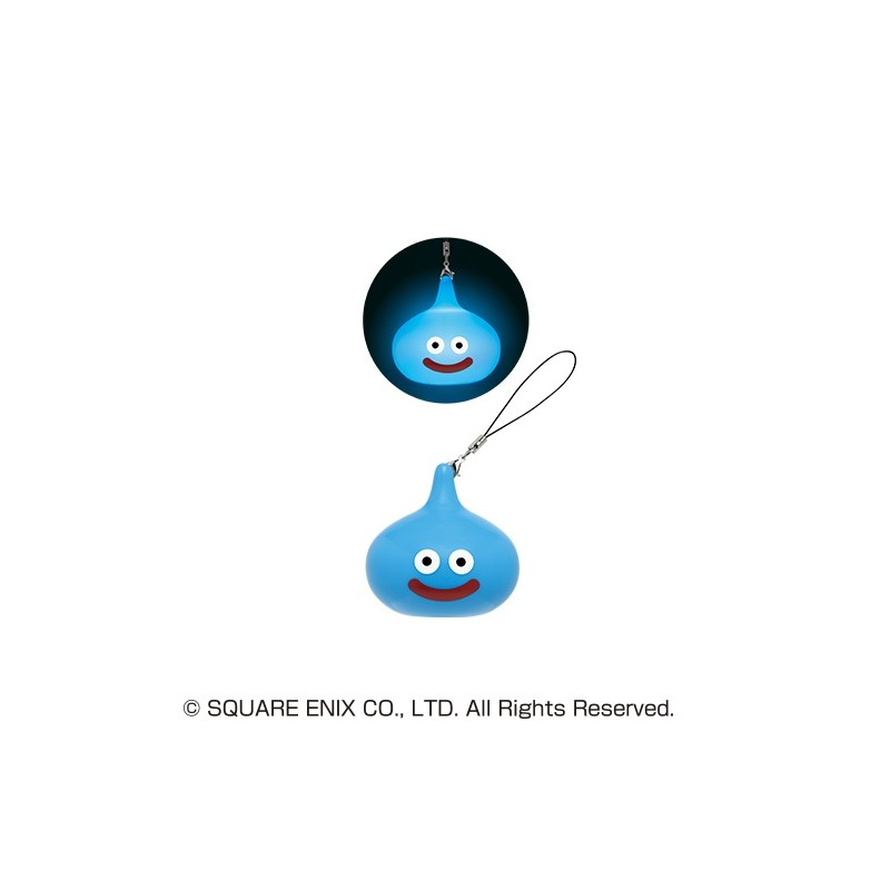 Strap Lumineux - Dragon Quest - Slime Bleu