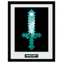 Cadre - Minecraft - Épée de...