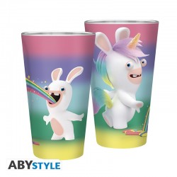 Verre XXL - Arc en ciel - Lapin Crétin