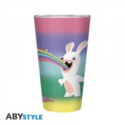 Verre XXL - Arc en ciel - Lapin Crétin