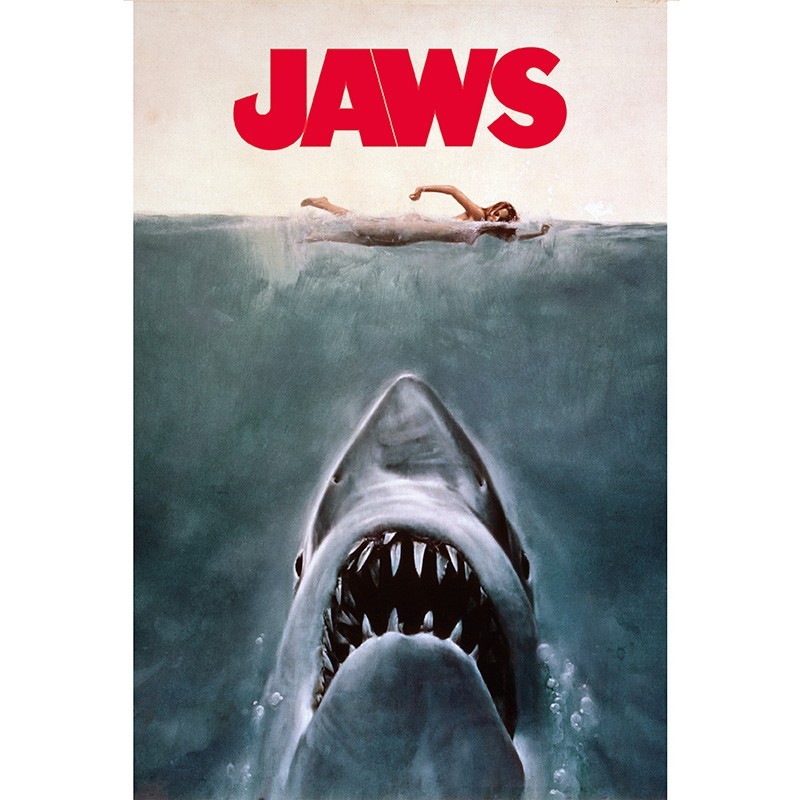Poster - Jaws - Key Art - poster roulé filmé (91.5x61)