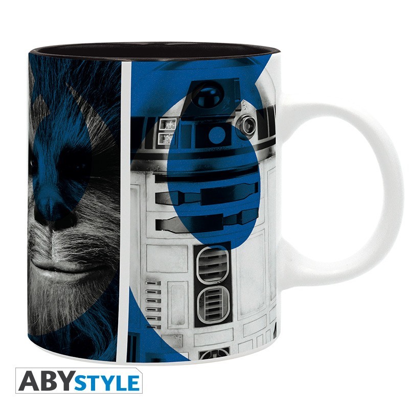 Mug - Star Wars - SW9 et R2D2 et Rey - Subli