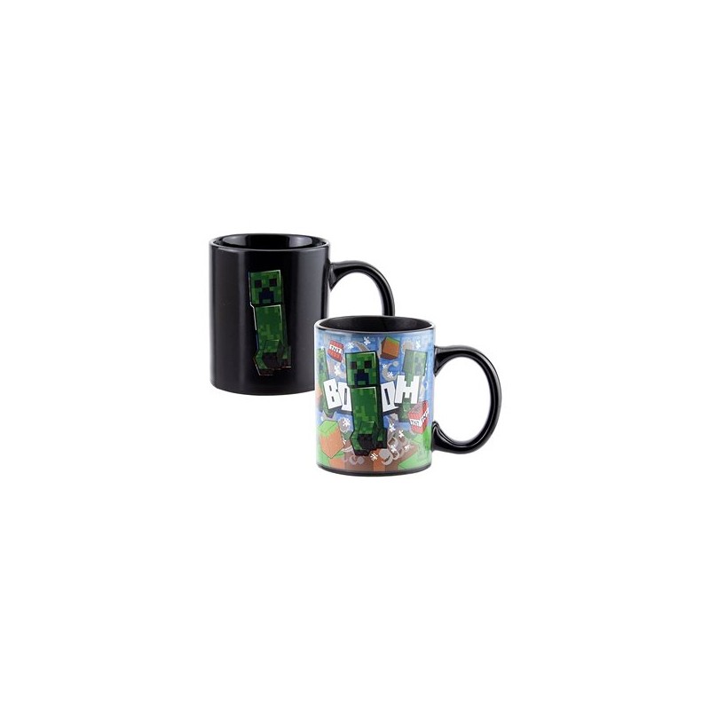 Mug thermo-réactif - Minecraft - Creeper