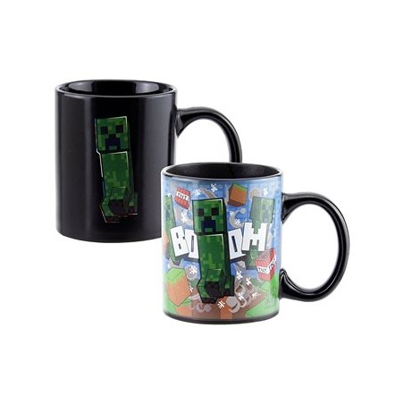 Mug thermo-réactif - Minecraft - Creeper