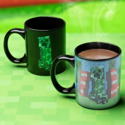 Mug thermo-réactif - Minecraft - Creeper