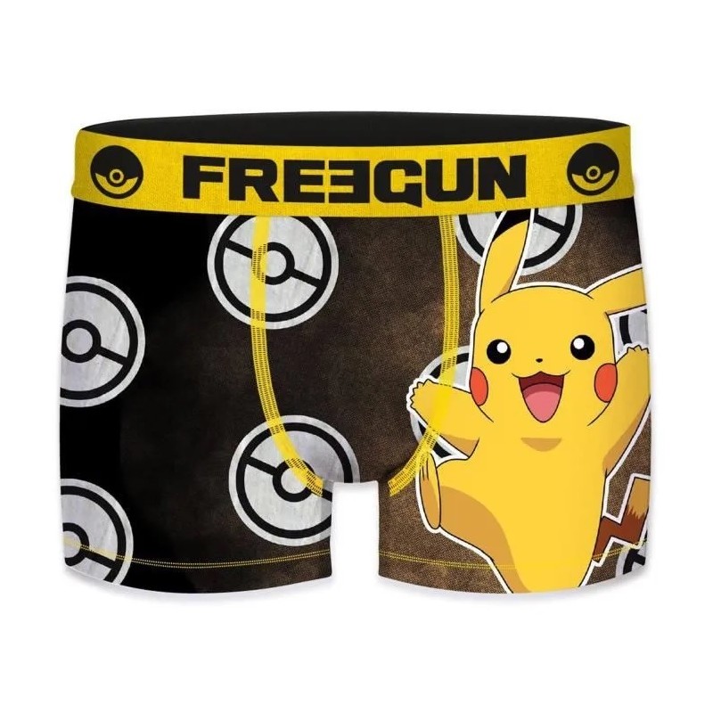 Boxer - Pokemon - Pikachu Pokeballs - XL Unisexe 