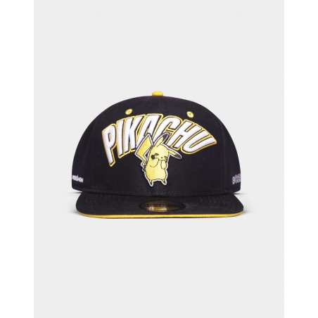 Casquette Snapback - Embarrassed Pikachu (Noir) - Pokemon - U Unisexe 