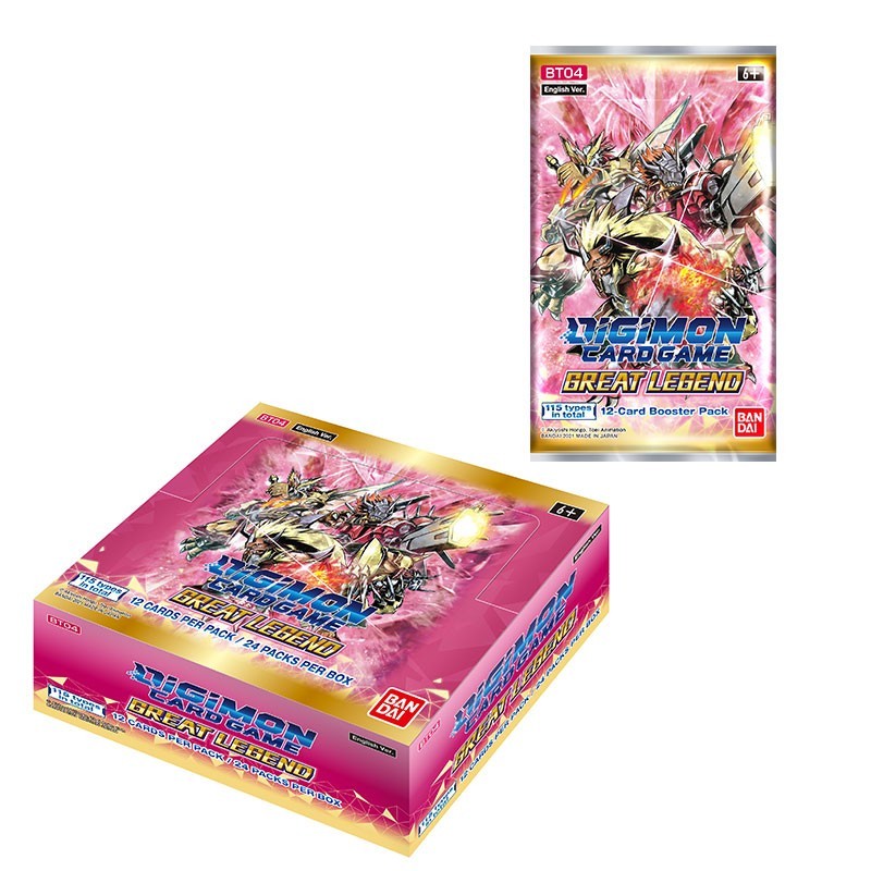 JCC - Booster - Digimon Card Game - Great Legend BT04 - Digimon x24 (EN)