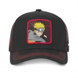 Casquette Trucker - Naruto (Noir) - Naruto Shippuden - U Unisexe 