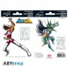 Stickers - Saint Seiya - Pegasus et Shiryu