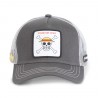 Casquette Trucker - Skull (Gris Foncé) - One Piece - U Unisexe 