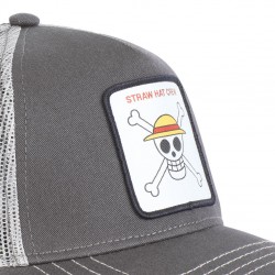 Casquette Trucker - Skull (Gris Foncé) - One Piece - U Unisexe 