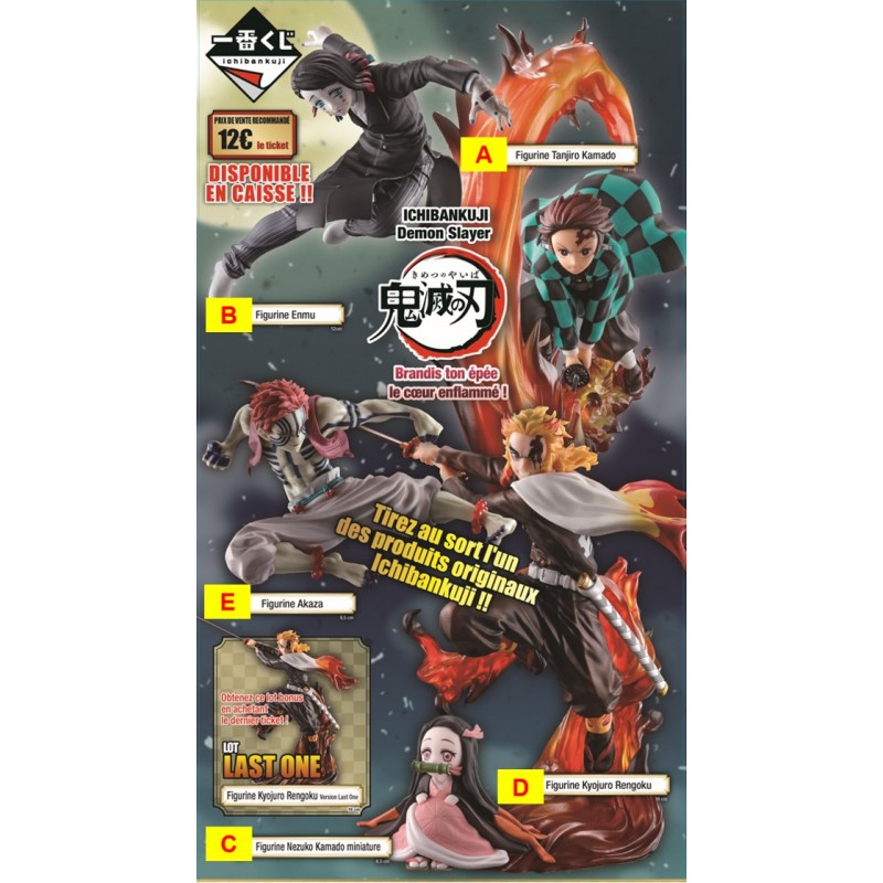 Ichibankuji - Demon Slayer - "Shake The Sword Burn Your Heart" - Set de 80 pces