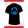 T-shirt Dragon Ball - Vegeta - Fond Noir - L Homme 