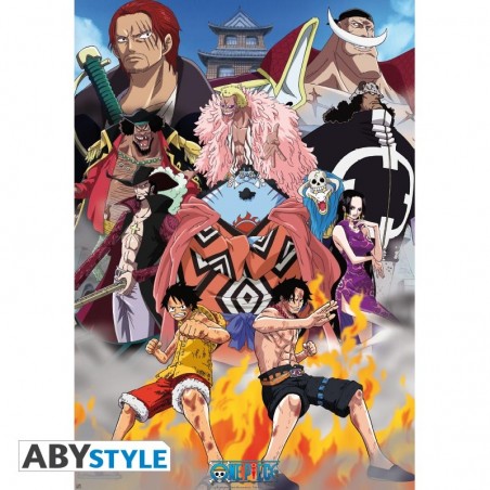 Poster - Arc Marine Forld - One Piece - Roulé et filmé