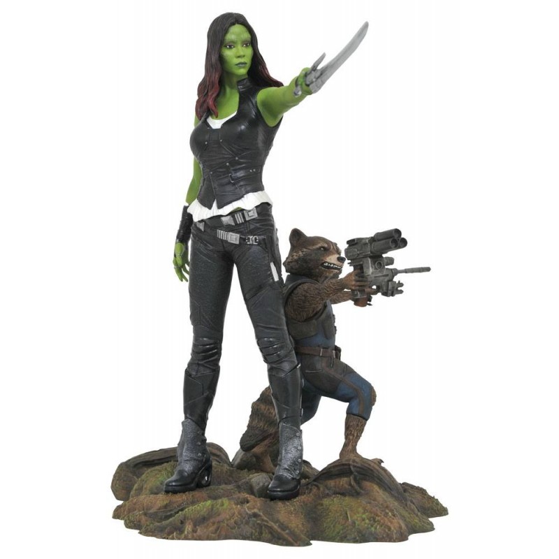 Gamora et Rocket Raccoon - Les Gardiens de la Galaxie Vol. 2 - Statuette 25cm