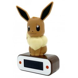 Réveil Numérique et Lampe LED - Evoli - Pokemon