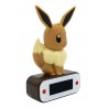 Réveil Numérique et Lampe LED - Evoli - Pokemon