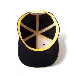 Casquette Snapback - Block Pikachu (Noir/Jaune) - Pokemon - U Unisexe 