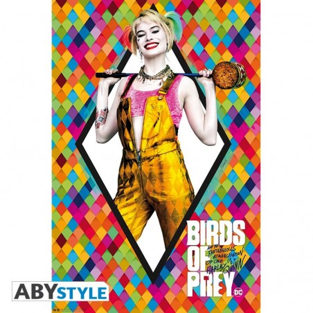 Poster - Arlequin - Birds of Prey - Roulé et filmé
