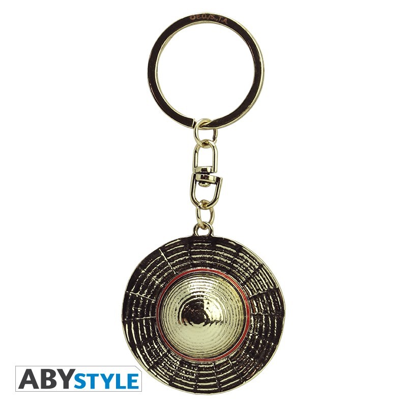 Porte-Clef 3D Métal - Chapeau de Luffy - One Piece