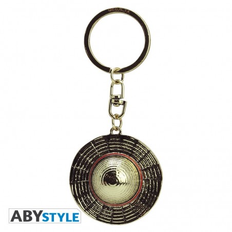 Porte-Clef 3D Métal - Chapeau de Luffy - One Piece