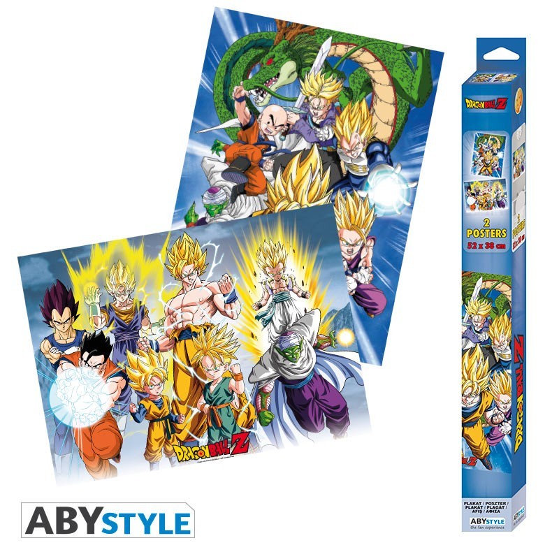 Set 2 Chibi Poster - Groupes - Dragon Ball