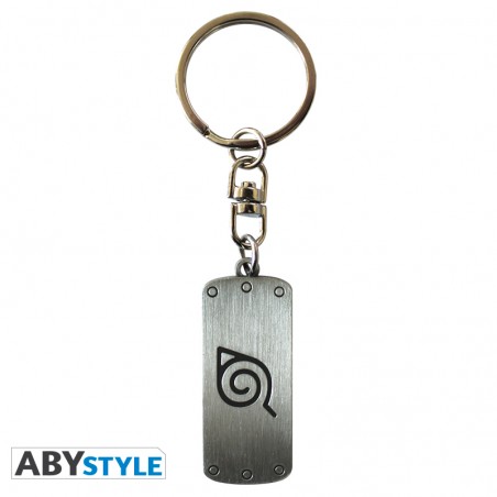 Porte-Clefs Métal - Symbole Konoha - Naruto Shippuden