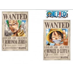 Stickers - Wanted Luffy /...
