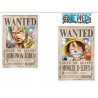 Stickers - Wanted Luffy / Zoro - One Piece