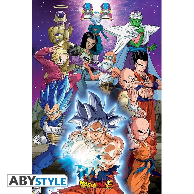 Poster - Univers 7 - Dragon Ball Super - Roulé et filmé 