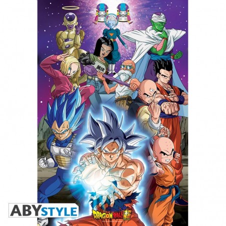 Poster - Univers 7 - Dragon Ball Super - Roulé et filmé 