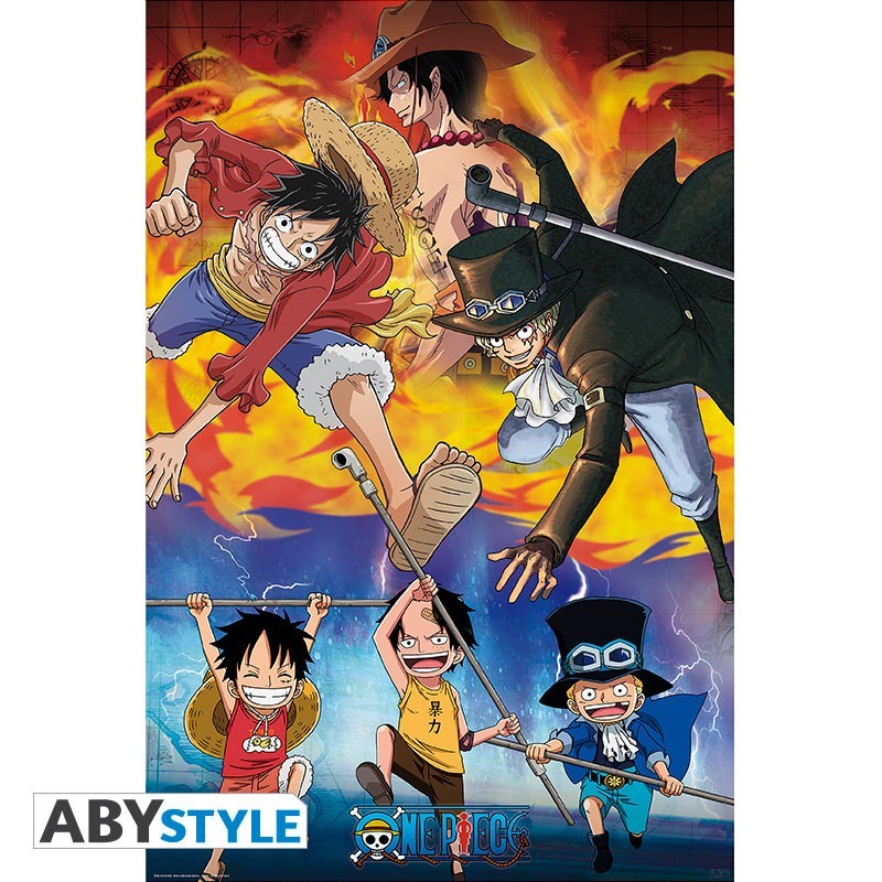 Poster - Arc des trois frères - One Piece - Roulé et filmé