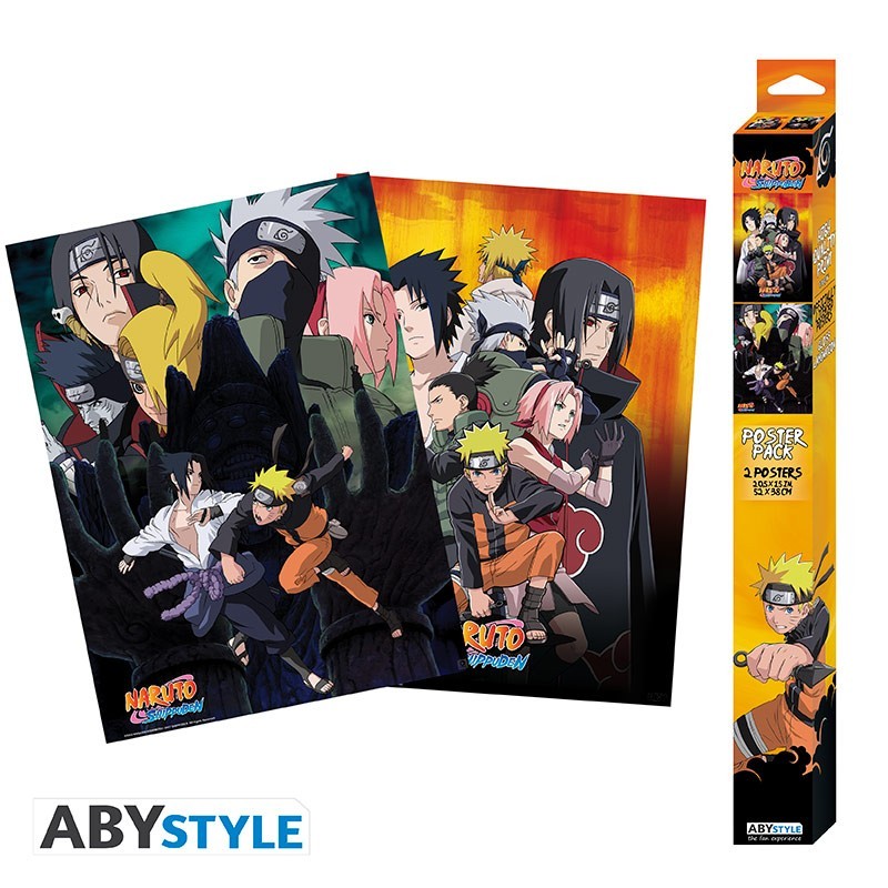 Set 2 Chibi Poster - Ninjas - Naruto Shippuden