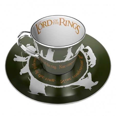 Tasse à café miroir - Le seigneur des anneaux - Communauté Anneau